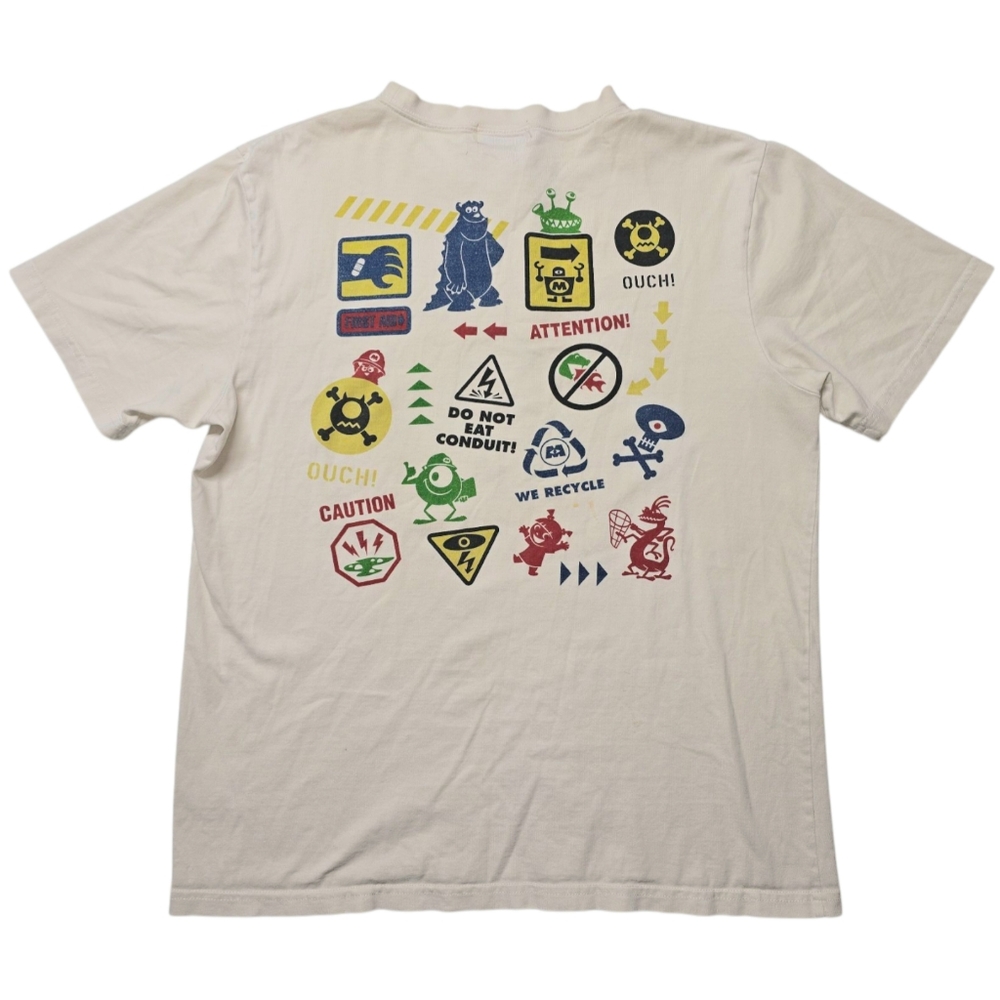 Tokyo Disney Resorts Monsters, Inc Tshirt Ride & Go Seek Size Large Souvenir - Picture 5 of 7